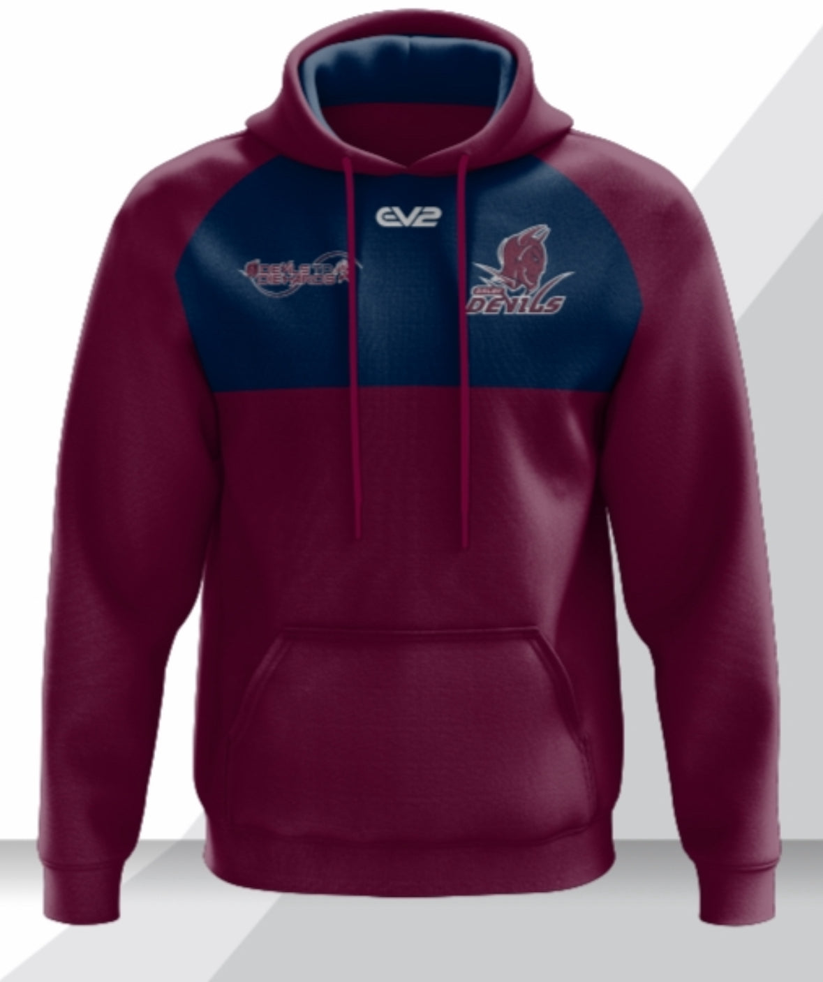 2026 Hoodie Navy/Maroon - PRE ORDER - Delivery April 2026