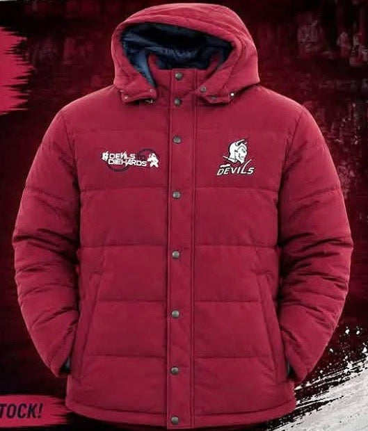 Devils Maroon Puffer Jacket - Pre Order for 2027