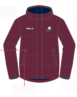 Devils Maroon Puffer Jacket - Pre Order for 2027